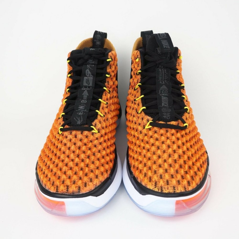 Nike Alphadunk Basketball Men's Shoes Orange Black - Picture 5 of 12